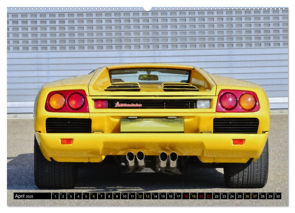 Ein Teufel in Gelb Lamborghini Diablo PHOTOART (CALVENDO Premium Wandkalender 2025)