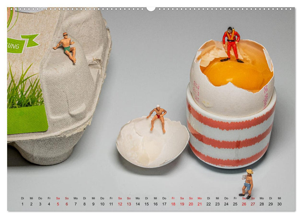 Höher, schneller, kleiner - Miniaturen in unserem Alltag (CALVENDO Wandkalender 2025)