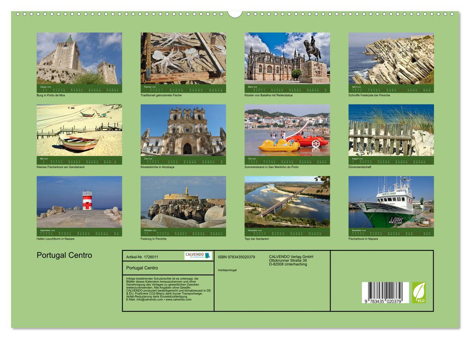 Portugal Centro (CALVENDO Premium Wandkalender 2025)