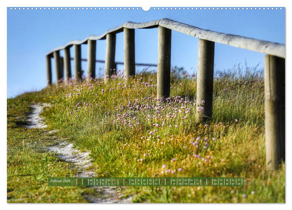 Sylt - Wasser, Wind und Wellen (CALVENDO Wandkalender 2025)