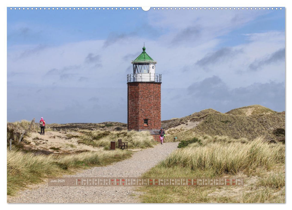 Sylt - Wasser, Wind und Wellen (CALVENDO Wandkalender 2025)