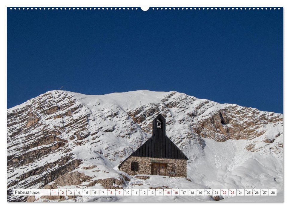 Urlaub in der Zugspitz Region (CALVENDO Premium Wandkalender 2025)