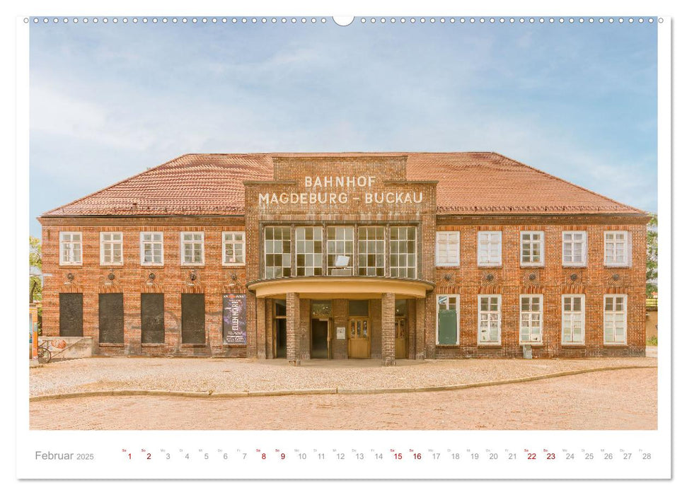 Magdeburg - Neues Bauen - Moderne - Bauhaus (CALVENDO Premium Wandkalender 2025)