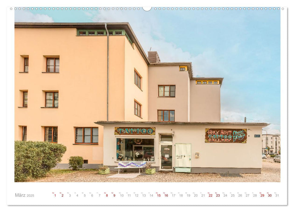 Magdeburg - Neues Bauen - Moderne - Bauhaus (CALVENDO Premium Wandkalender 2025)