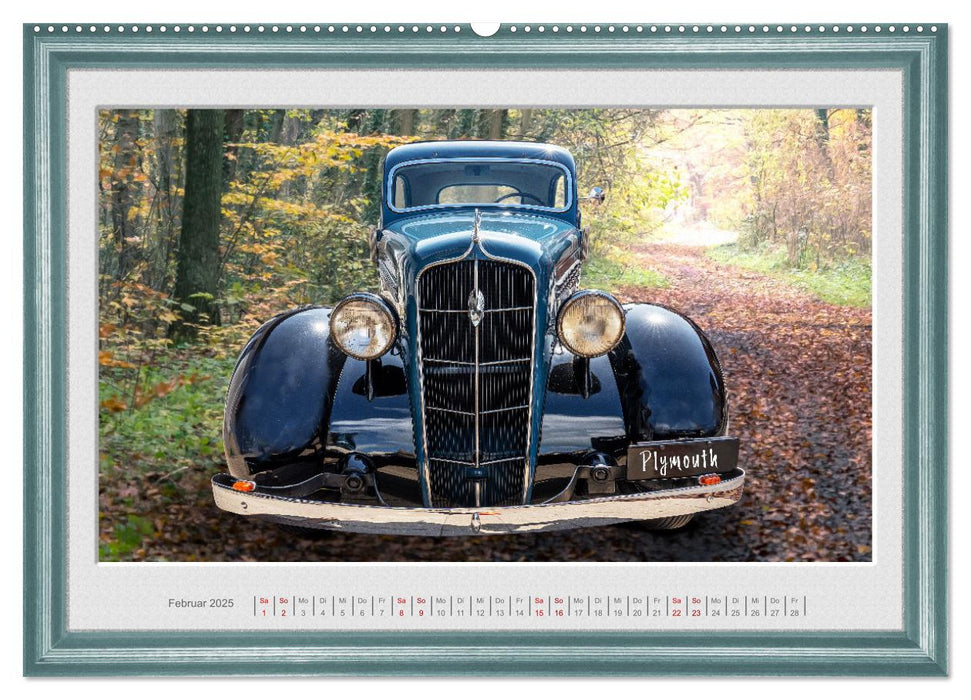 Oldtimer ins Gesicht geschaut (CALVENDO Premium Wandkalender 2025)