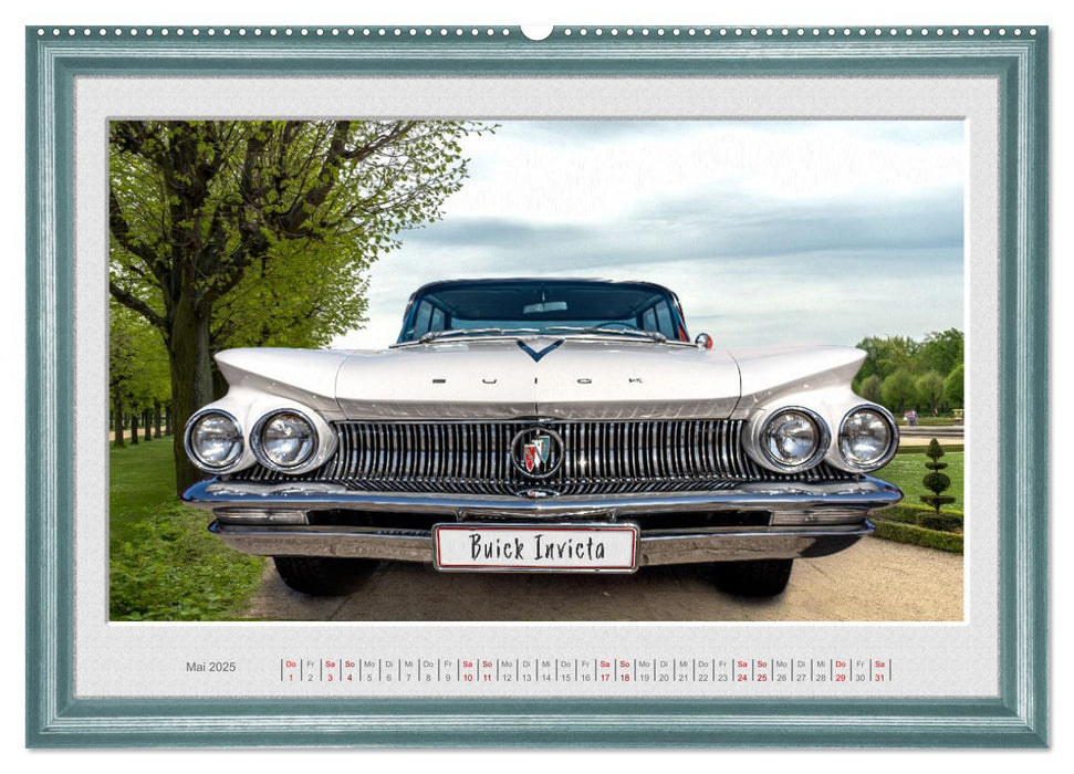 Oldtimer ins Gesicht geschaut (CALVENDO Premium Wandkalender 2025)