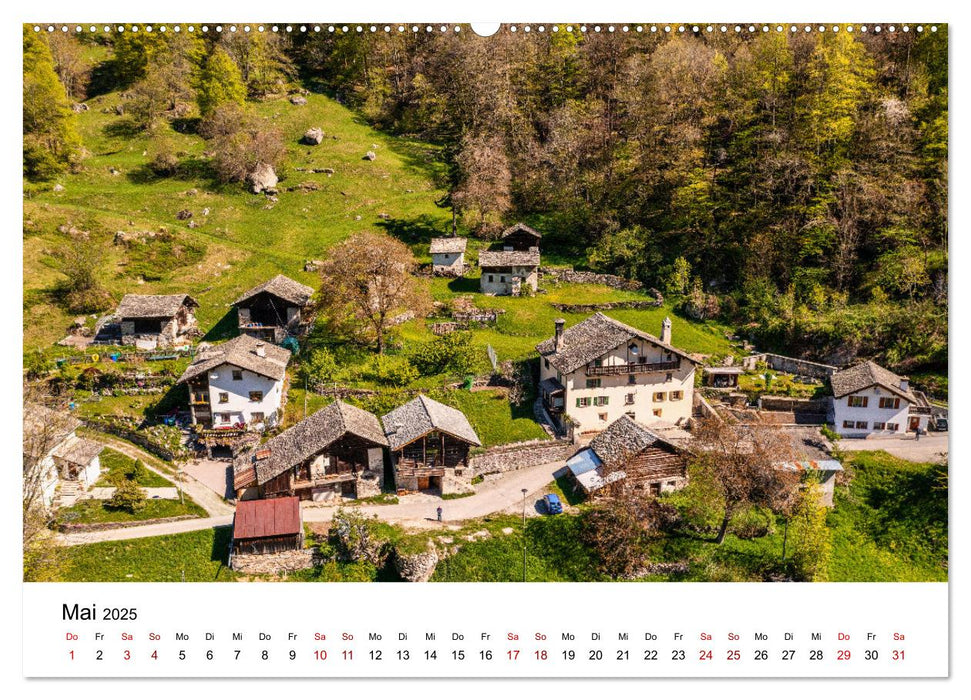 Bergell - Bregaglia Impressionen (CALVENDO Wandkalender 2025)