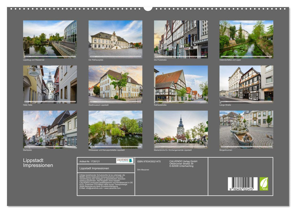 Lippstadt Impressionen (CALVENDO Premium Wandkalender 2025)