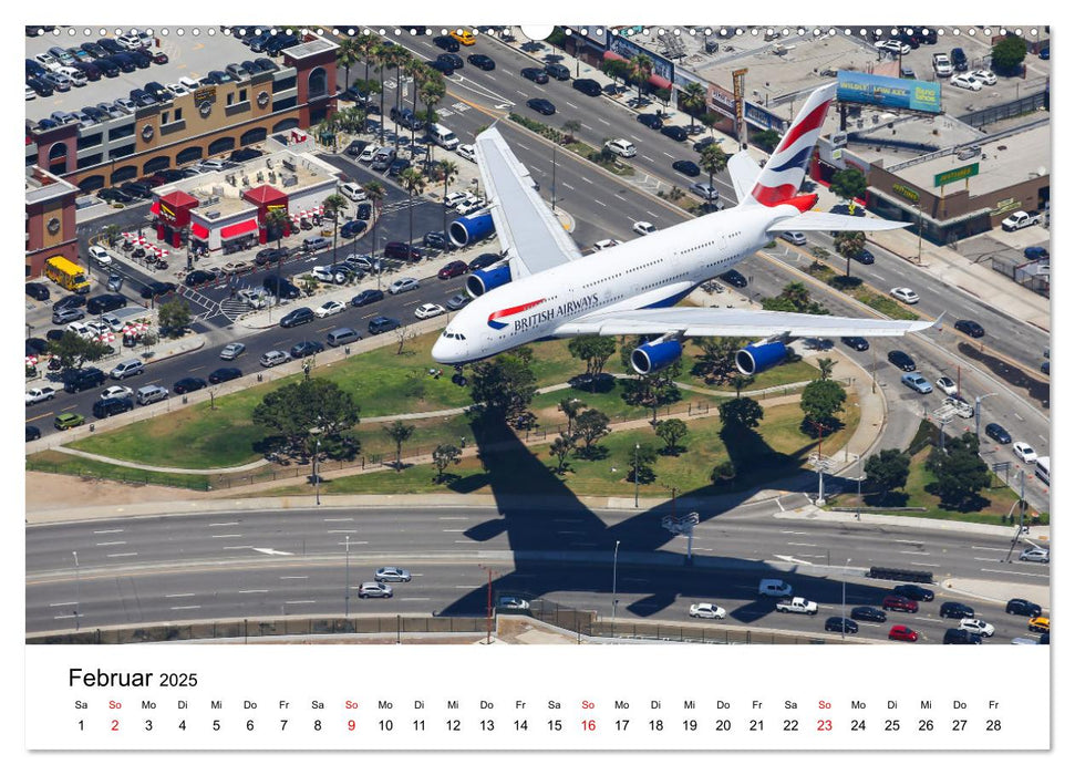 Airbus A380 Superjumbo 2025 (CALVENDO Wandkalender 2025)