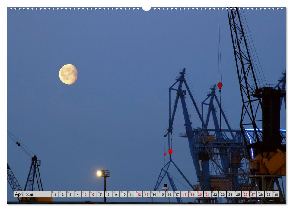 Maritimes. Hamburger Hafen, fotografiert von Ralf Kretschmer (CALVENDO Wandkalender 2025)