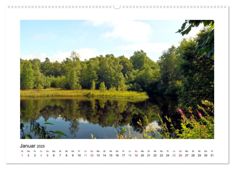 Rotes und Schwarzes Moor (CALVENDO Premium Wandkalender 2025)