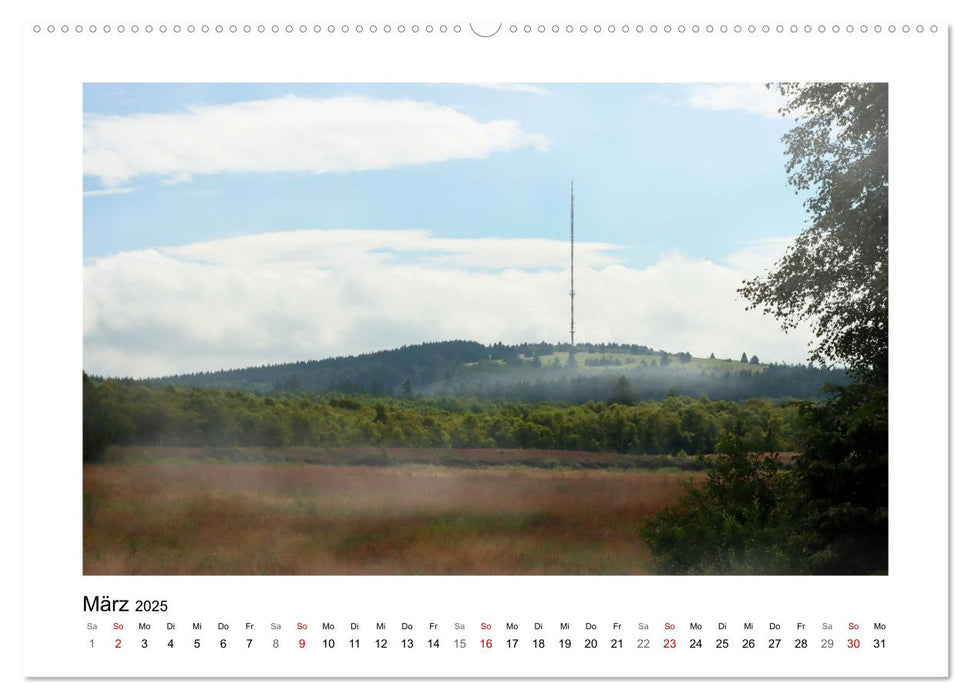 Rotes und Schwarzes Moor (CALVENDO Premium Wandkalender 2025)