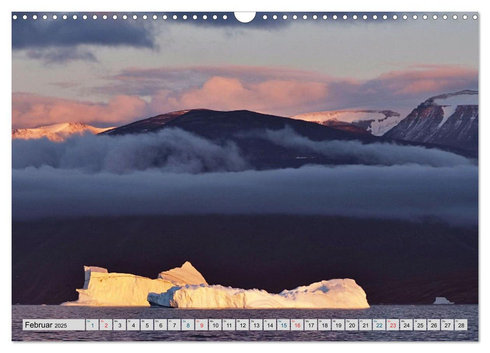 Bezauberndes, eisiges Grönland (CALVENDO Wandkalender 2025)