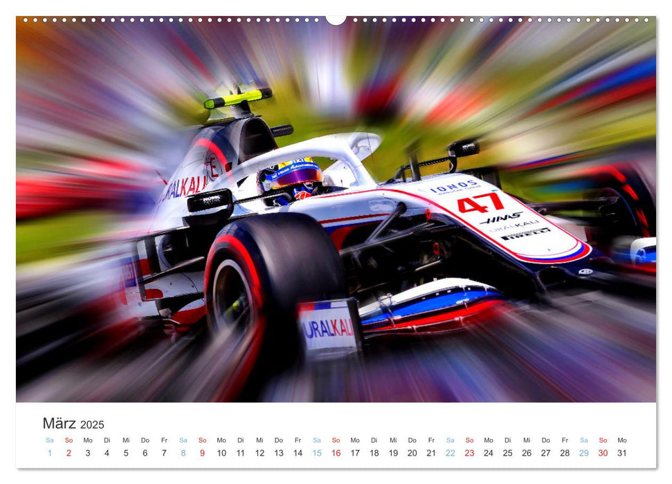 Formel 1 - Die Königsklasse (CALVENDO Premium Wandkalender 2025)