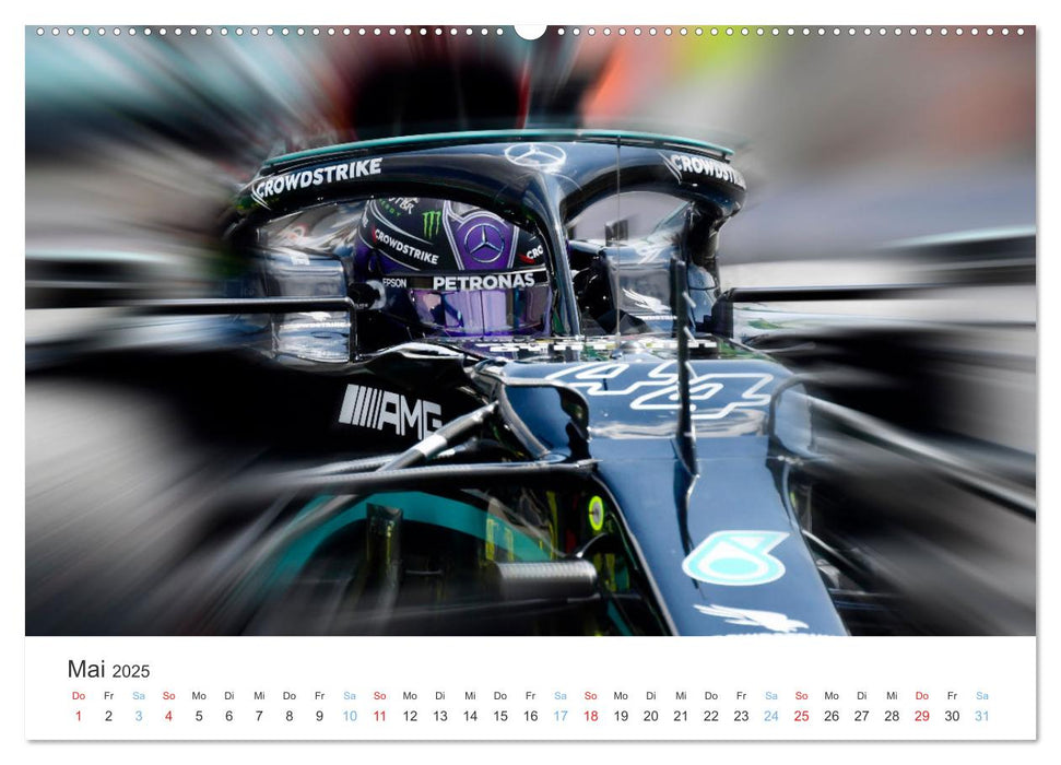 Formel 1 - Die Königsklasse (CALVENDO Premium Wandkalender 2025)