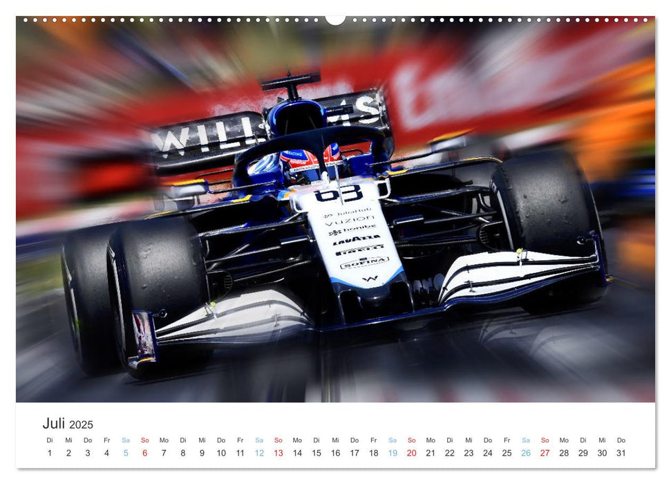 Formel 1 - Die Königsklasse (CALVENDO Premium Wandkalender 2025)