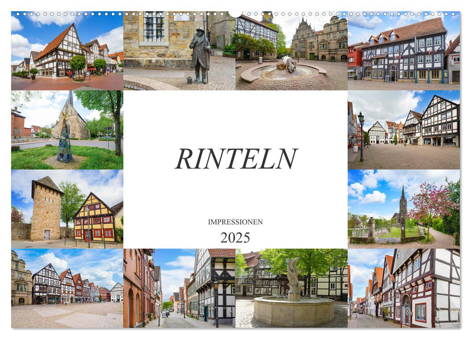 Rinteln Impressionen (CALVENDO Wandkalender 2025)