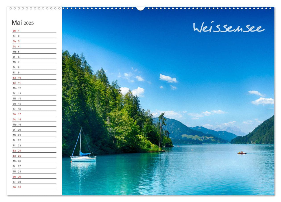 Wunderschönes Kärnten. Landschaft und Seen. (CALVENDO Wandkalender 2025)