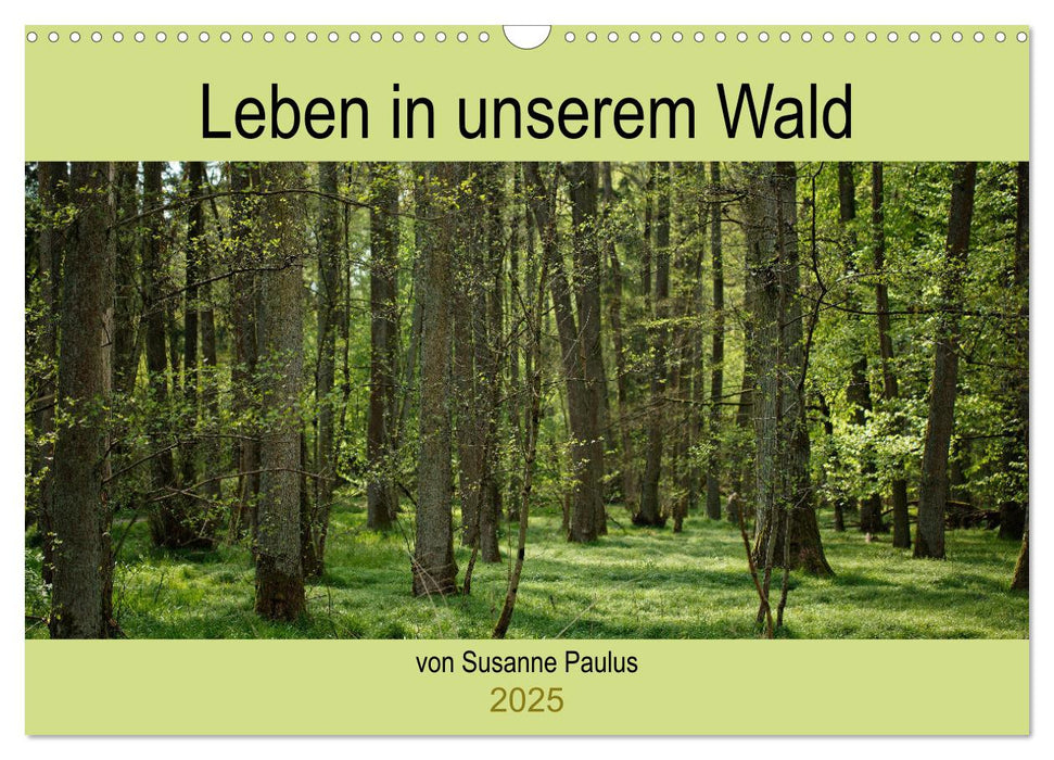 Leben in unserem Wald (CALVENDO Wandkalender 2025)