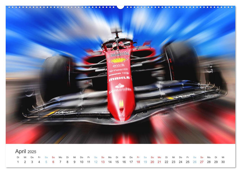 Formel 1 - Die Königsklasse (CALVENDO Wandkalender 2025)