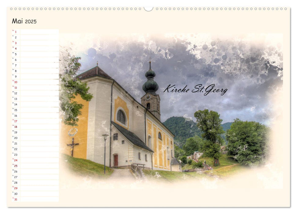 Ruhpolding mein schönes Dorf (CALVENDO Premium Wandkalender 2025)