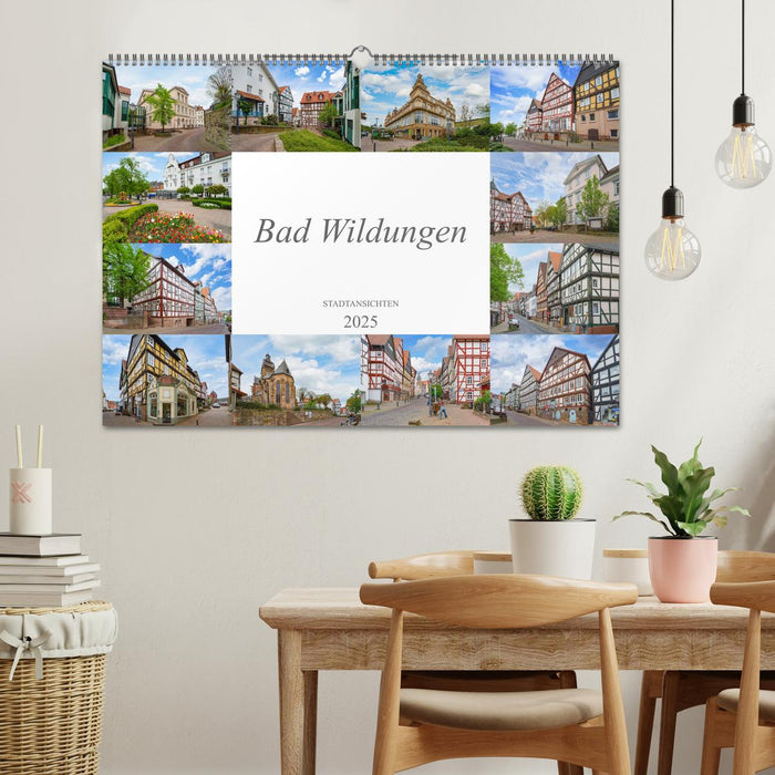 Bad Wildungen Stadtansichten (CALVENDO Wandkalender 2025)