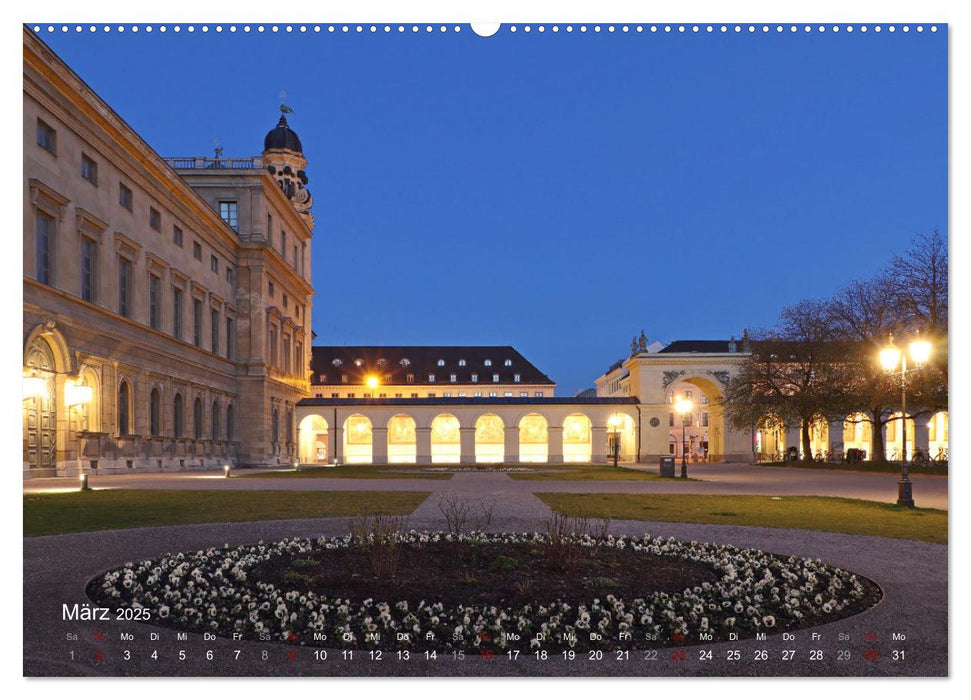 Impressionen aus München (CALVENDO Premium Wandkalender 2025)