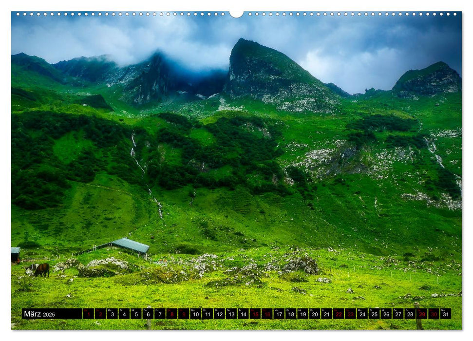 Oberstdorfer Bergwelt (CALVENDO Wandkalender 2025)