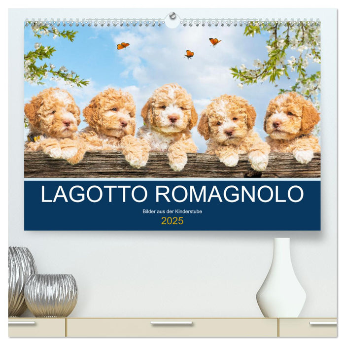 Lagotto Romagnolo - Bilder aus der Kinderstube (CALVENDO Premium Wandkalender 2025)