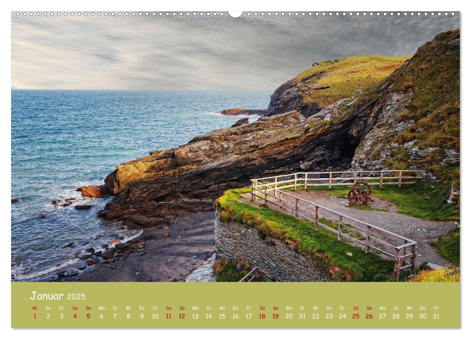 Cornwall - Einzigartig (CALVENDO Premium Wandkalender 2025)