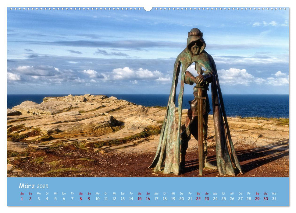 Cornwall - Einzigartig (CALVENDO Premium Wandkalender 2025)