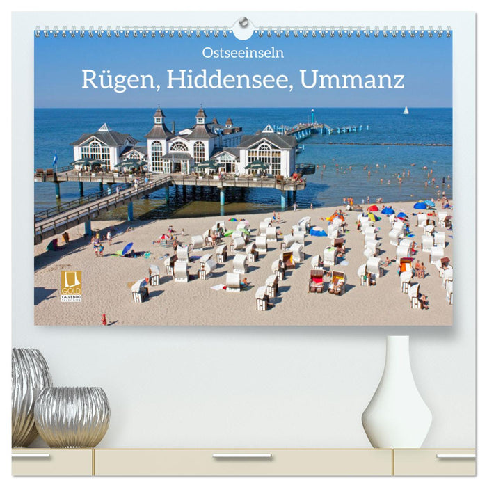 Ostseeinseln Rügen, Hiddensee, Ummanz (CALVENDO Premium Wandkalender 2025)