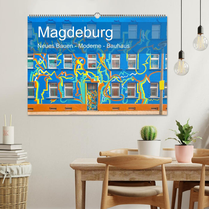 Magdeburg - Neues Bauen - Moderne - Bauhaus (CALVENDO Wandkalender 2025)