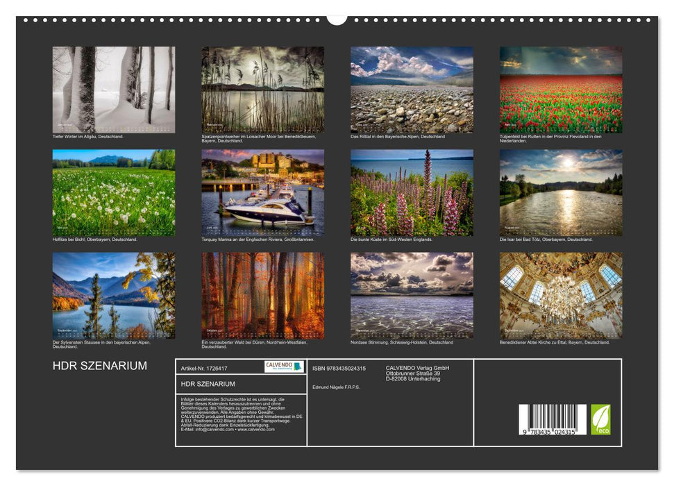 HDR SZENARIUM (CALVENDO Premium Wandkalender 2025)