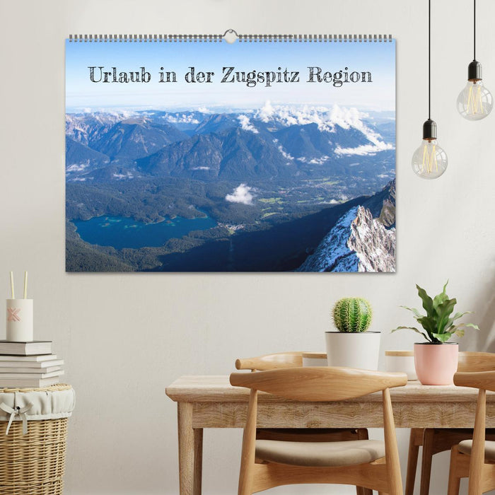 Urlaub in der Zugspitz Region (CALVENDO Wandkalender 2025)