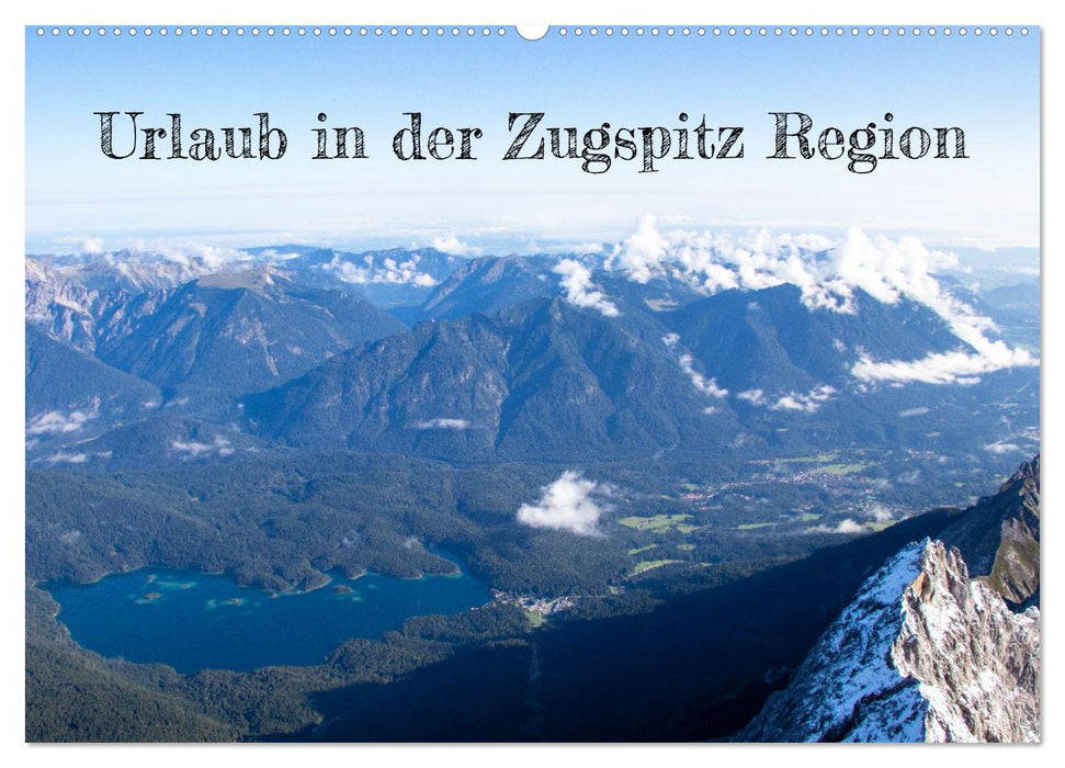 Urlaub in der Zugspitz Region (CALVENDO Wandkalender 2025)