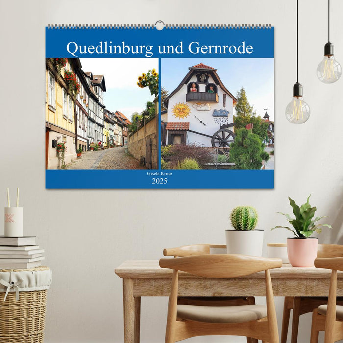 Quedlinburg und Gernrode (CALVENDO Wandkalender 2025)