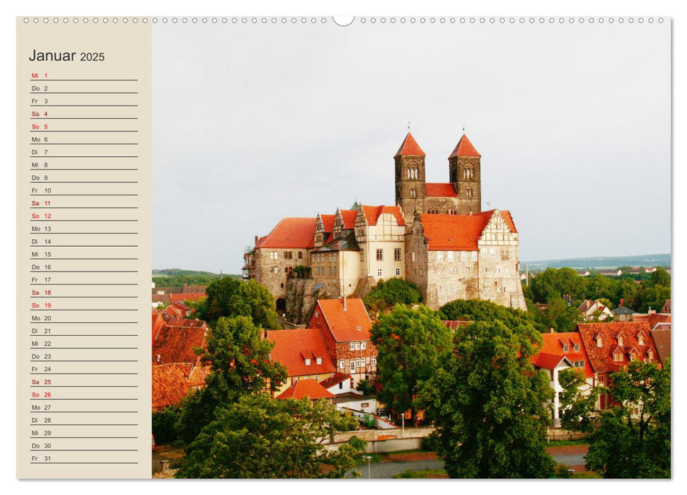 Quedlinburg und Gernrode (CALVENDO Wandkalender 2025)