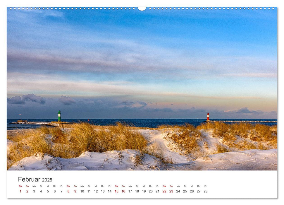 Warnemünde by Olaf Rehmert (CALVENDO Premium Wandkalender 2025)