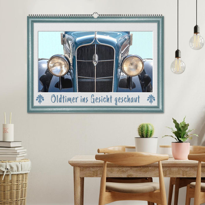 Oldtimer ins Gesicht geschaut (CALVENDO Wandkalender 2025)