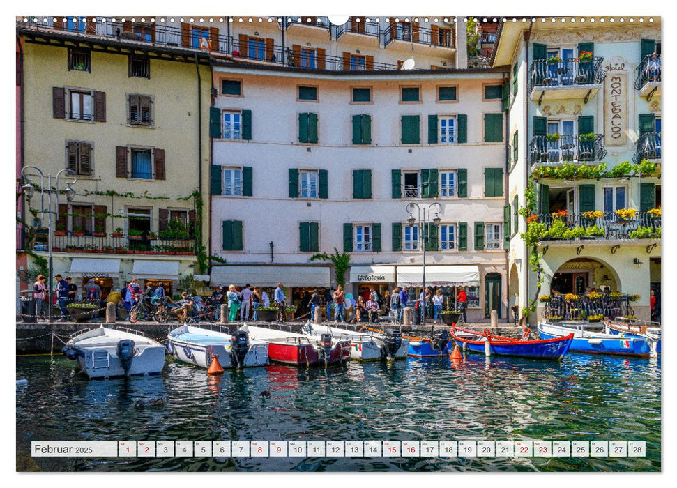 Unterwegs am Gardasee (CALVENDO Premium Wandkalender 2025)