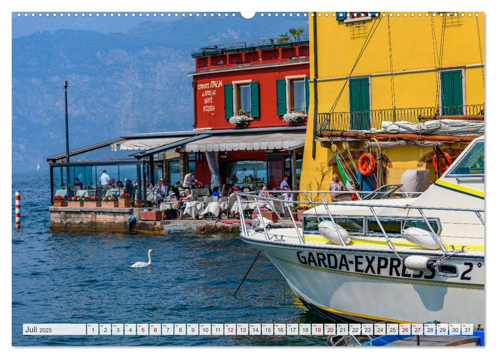 Unterwegs am Gardasee (CALVENDO Premium Wandkalender 2025)