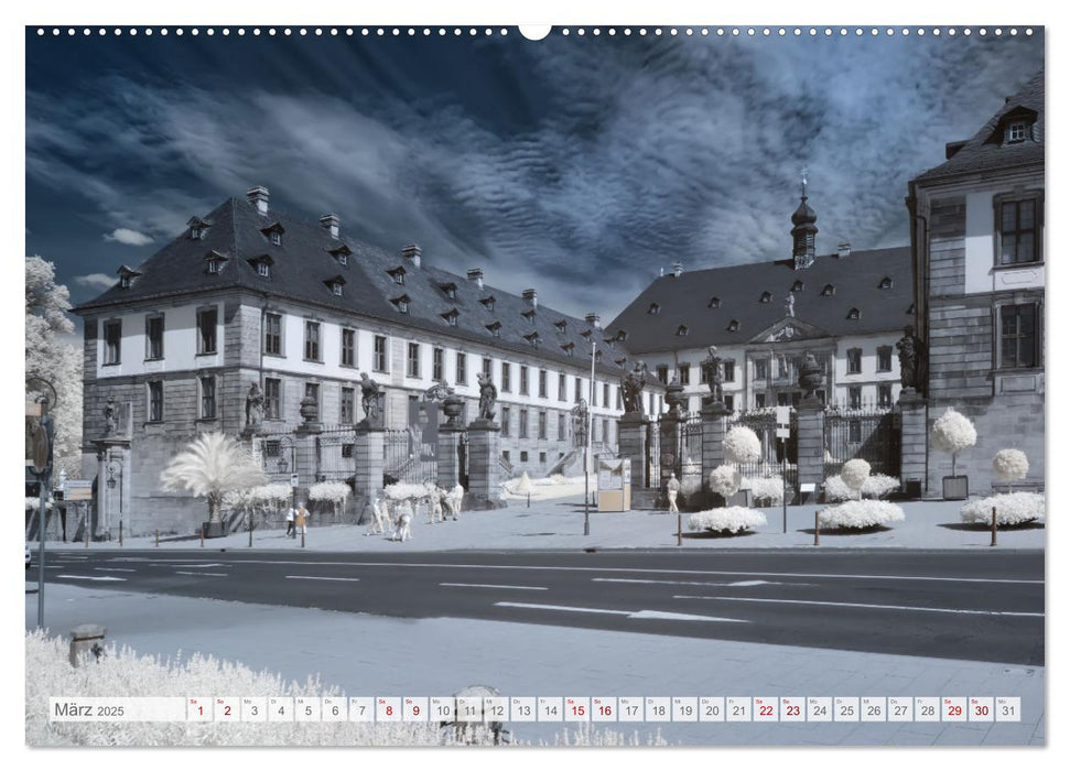 Fulda - Infrarotfotografien von Kurt Lochte (CALVENDO Premium Wandkalender 2025)