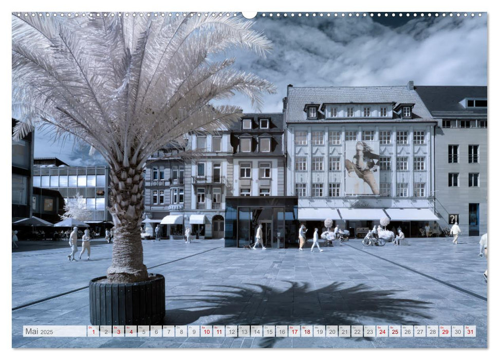 Fulda - Infrarotfotografien von Kurt Lochte (CALVENDO Premium Wandkalender 2025)