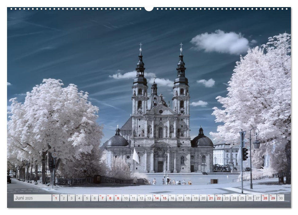 Fulda - Infrarotfotografien von Kurt Lochte (CALVENDO Premium Wandkalender 2025)