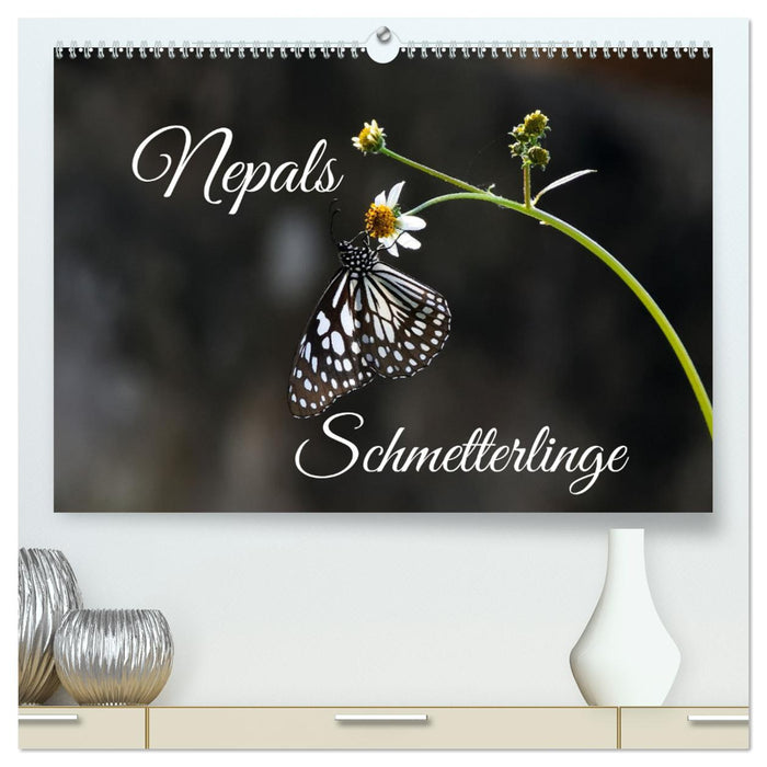 Nepals Schmetterlinge (CALVENDO Premium Wandkalender 2025)