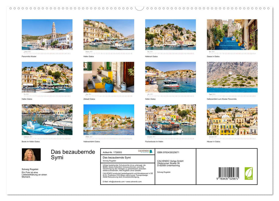 Das bezaubernde Symi (CALVENDO Premium Wandkalender 2025)