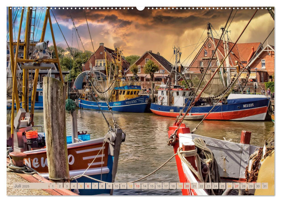 Nordsee-Urlaub (CALVENDO Premium Wandkalender 2025)