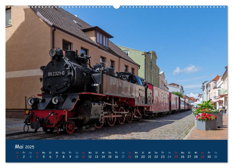 Unter Dampf im Osten (CALVENDO Premium Wandkalender 2025)