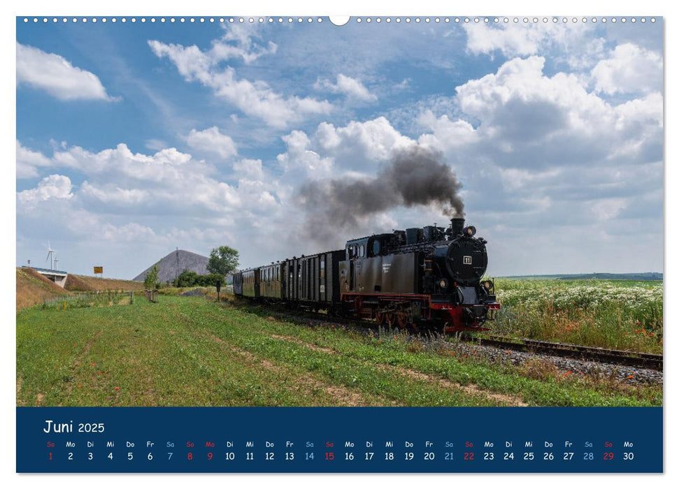 Unter Dampf im Osten (CALVENDO Premium Wandkalender 2025)